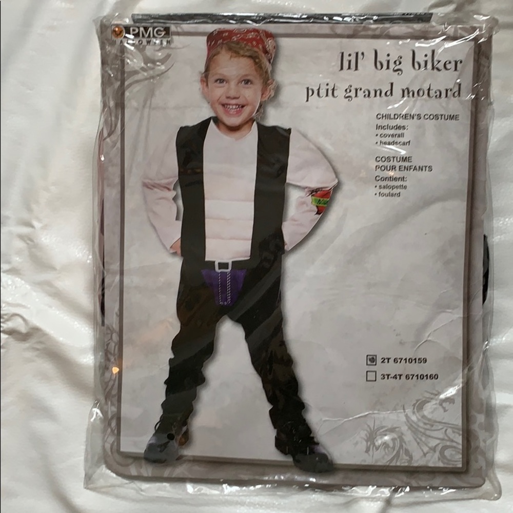 Halloween Lil' Big Biker Toddler Costume, 2T